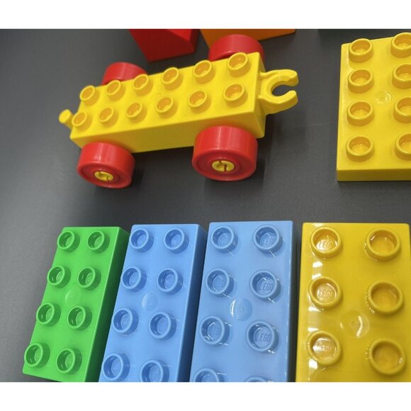 Lego Duplo Lot Toddler Blocks Mixed 95 Pieces Primary Bright Colors Learning Toy - Picture 9 of 10